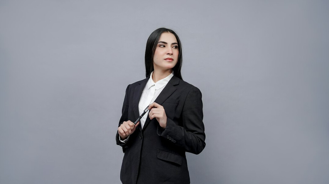 businesswoman confident pose